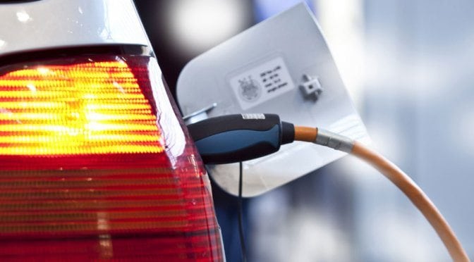 Electric Car Charging Point Installed